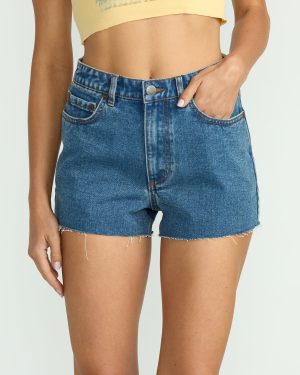 High Tides Denim Shorts – Deep Sea