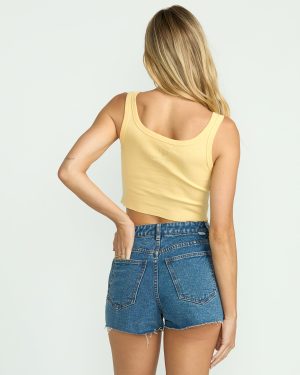 High Tides Denim Shorts – Deep Sea