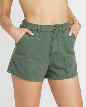 Sun Days Denim Shorts – Forest