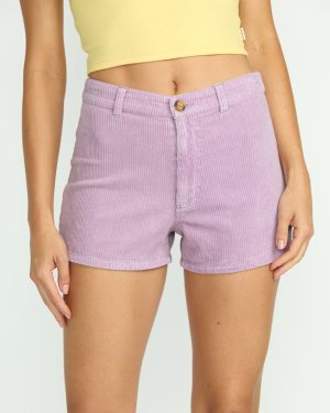 Free Fall Corduroy Shorts – Amethyst Smoke