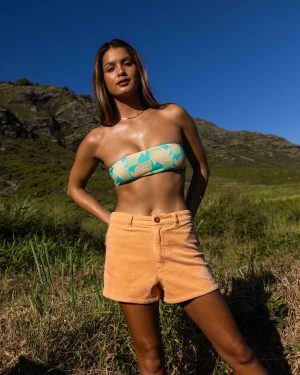 Free Fall Corduroy Shorts – Tangy Peach
