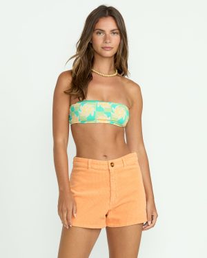 Free Fall Corduroy Shorts – Tangy Peach