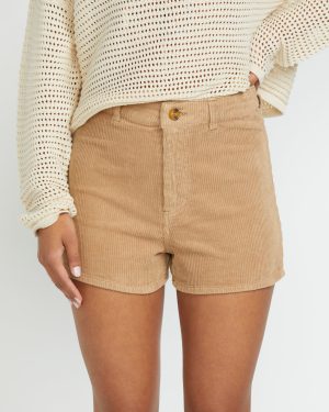 Free Fall Corduroy Shorts – Biscuit