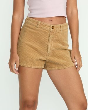 Free Fall Corduroy Shorts – Khaki