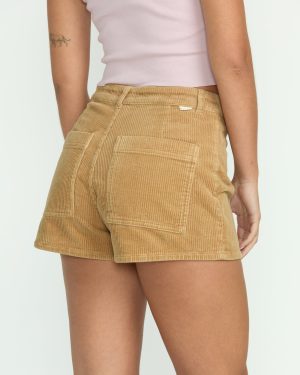 Free Fall Corduroy Shorts – Khaki