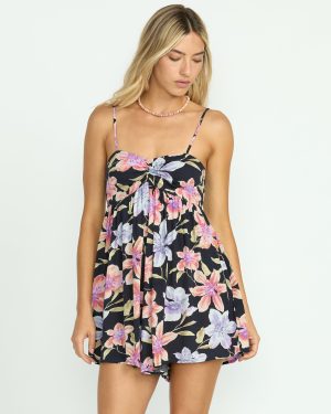 Star Glow Romper – Black Multi