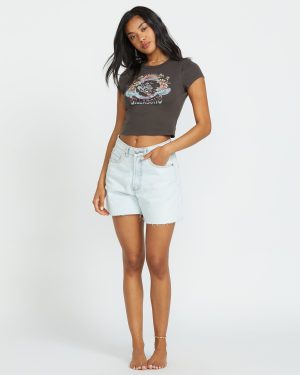 Goes Around Tee – Off Black