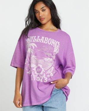 Sweet Ride Tee – Bright Orchid