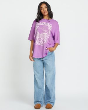 Sweet Ride Tee – Bright Orchid