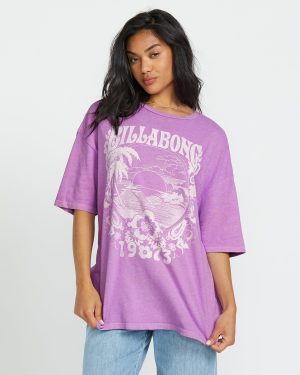 Sweet Ride Tee – Bright Orchid
