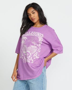 Sweet Ride Tee – Bright Orchid