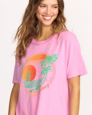 Bright New Day Tee – Bright Rose