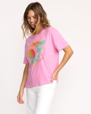 Bright New Day Tee – Bright Rose
