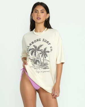 This Is Tropical Tee – Whitecap