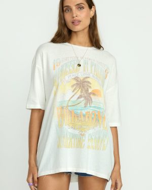 Sunset Mindset Tee – Salt Crystal