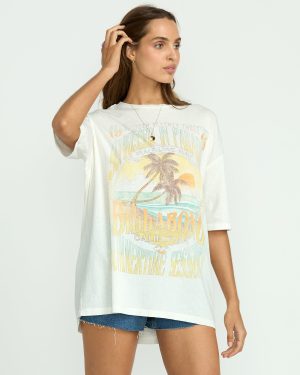 Sunset Mindset Tee – Salt Crystal