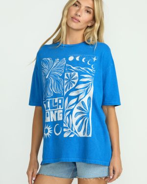 Summer Nights Tee – True Blue
