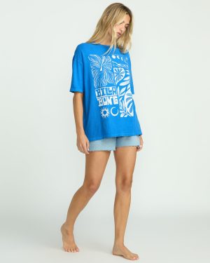 Summer Nights Tee – True Blue