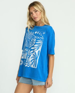 Summer Nights Tee – True Blue