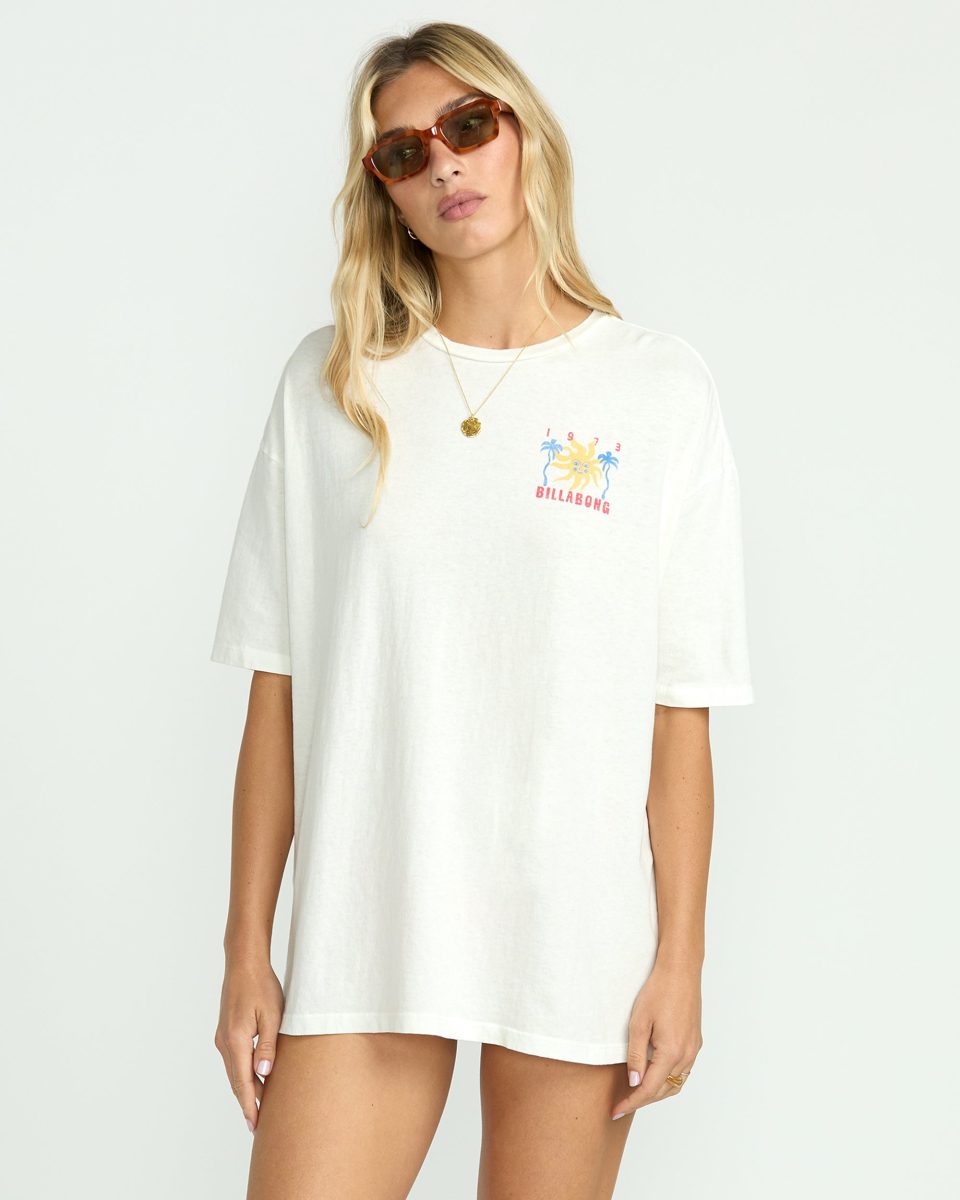 Hot Haze Tee - Salt Crystal