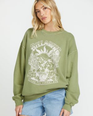 Ride In Crew Sweatshirt – Avocado