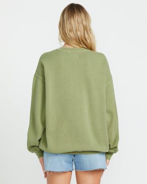 Ride In Crew Sweatshirt – Avocado