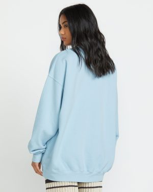 Ride In Crew Sweatshirt – Washed Chambray