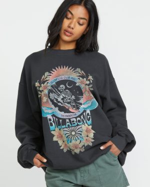 Ride In Crew Sweatshirt – Black Sands
