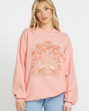 Ride In Crew Sweatshirt – Peach Kiss