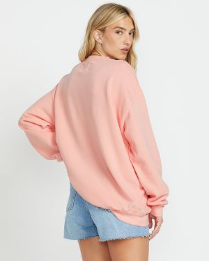 Ride In Crew Sweatshirt – Peach Kiss