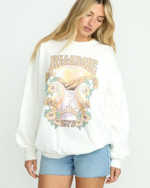 Ride In Crew Sweatshirt – Salt Crystal