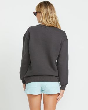 Palm Classics Crew Sweatshirt – Off Black