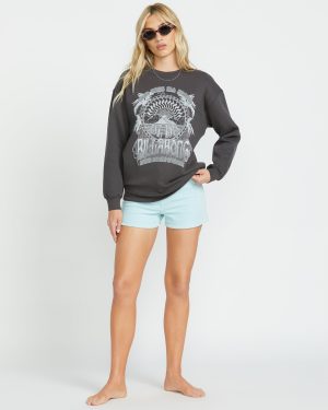 Palm Classics Crew Sweatshirt – Off Black