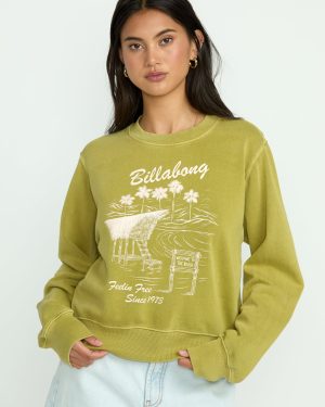 From Paradise Crewneck Sweatshirt – Sea Moss
