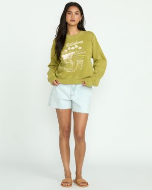 From Paradise Crewneck Sweatshirt – Sea Moss