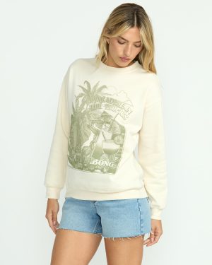 Paradise Awaits Crewneck Sweatshirt – Whitecap