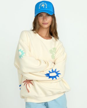 Water Signs Kendal Crewneck Sweatshirt – Whitecap