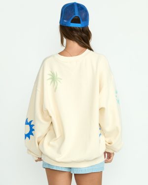 Water Signs Kendal Crewneck Sweatshirt – Whitecap