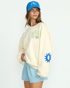 Water Signs Kendal Crewneck Sweatshirt – Whitecap