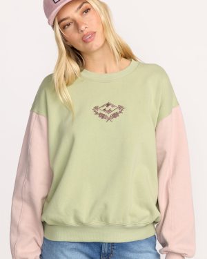 The Original Vibes Kendal Crewneck Sweatshirt – Pistachio