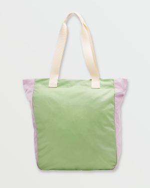 Lightweight Packable Tote Bag – Pistachio