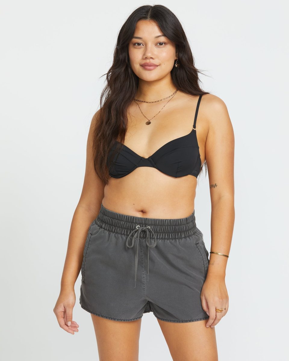 Sol Searcher Boardshorts - Black Pebble