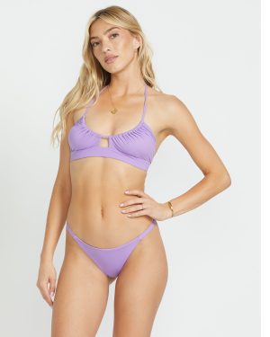 Sol Searcher Nikki Halter Bikini Top – Prism Violet