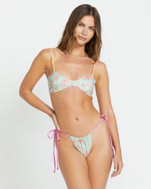 Folk Story Reversible Trilet Bikini Top – Multi