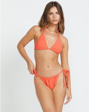 In The Loop Remi Triangle Bikini Top – Papaya