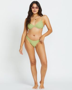 Tanlines Morgan Underwire Bikini Top – Avocado