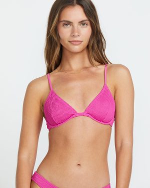 Summer High Reese Underwire Bikini Top – Fiesta Pink