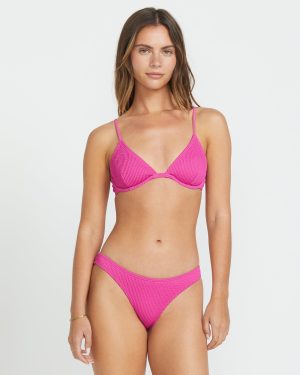 Summer High Reese Underwire Bikini Top – Fiesta Pink