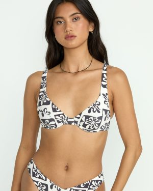 Ur A Legend Marina Underwire Bikini Top – Black Sands