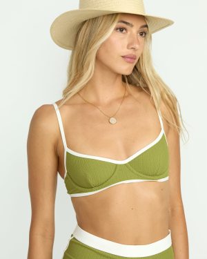 Sunrays Tami Underwire Bikini Top – Ranger Green